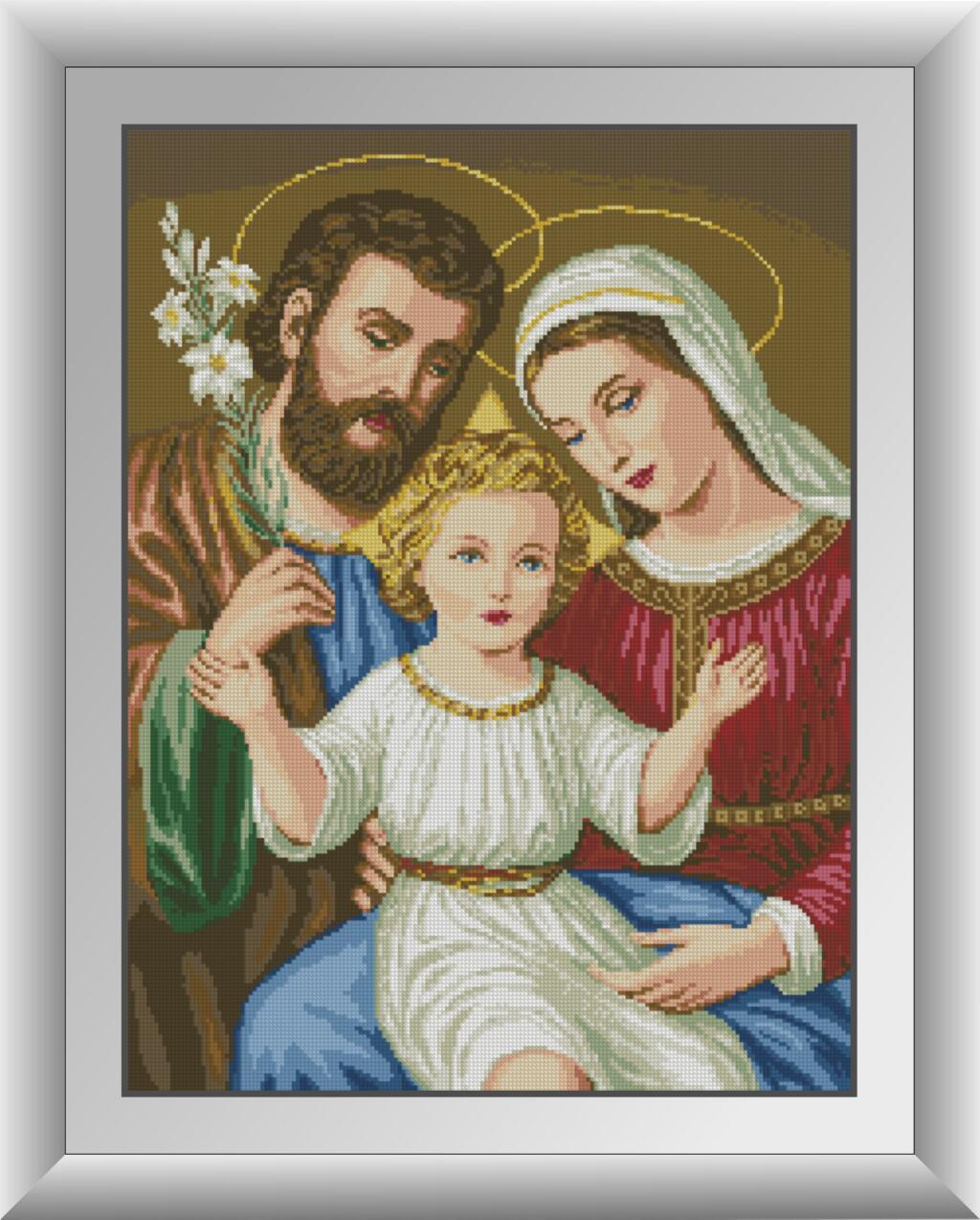 Алмазная мозаика Святое семейство Dream Art 30298 46x61см 27 цветов, квадр.стразы, полная зашивка. Набор алмазной вышивки
Алмазная мозаика Святое семейство Dream Art 30298 46x61см 27 цветов, квадр.стразы, полная зашивка. Набор алмазной вышивки