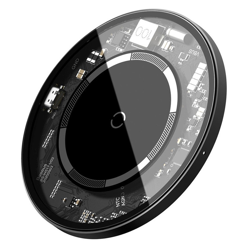 Беспроводное зарядное устройство Qi BASEUS Simple Magnetic Wireless Charger (suit for IP12) |15W| с поддержкой быстрой зарядки Black (WXJK-E02)
Беспроводное зарядное устройство Qi BASEUS Simple Magnetic Wireless Charger (suit for IP12) |15W| с поддержкой быстрой зарядки Black (WXJK-E02)