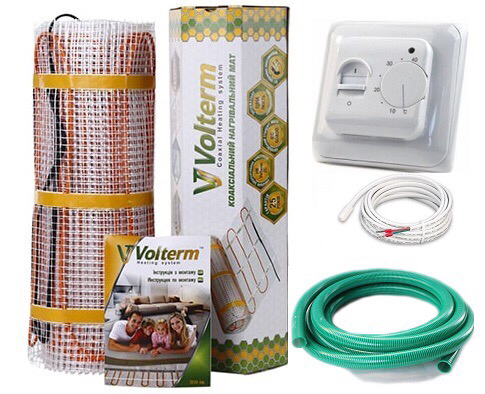 Теплый пол Volterm двухжильный мат Hot Mat 1350 Вт 7.9 м2 с механическим терморегулятором в комплекте (67897)
Теплый пол Volterm двухжильный мат Hot Mat 1350 Вт 7.9 м2 с механическим терморегулятором в комплекте (67897)