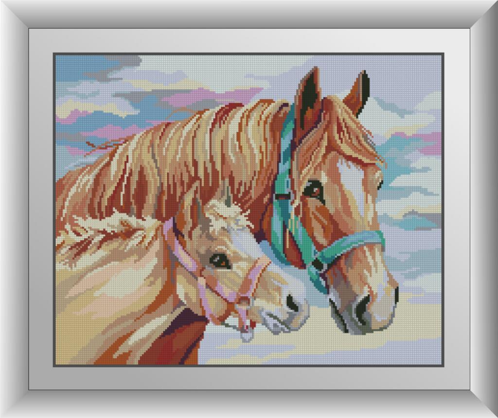 Алмазная мозаика С мамой (лошади) Dream Art 30576 40x50см 29 цветов, квадр.стразы, полная зашивка. Набор алмазной вышивки
Алмазная мозаика С мамой (лошади) Dream Art 30576 40x50см 29 цветов, квадр.стразы, полная зашивка. Набор алмазной вышивки