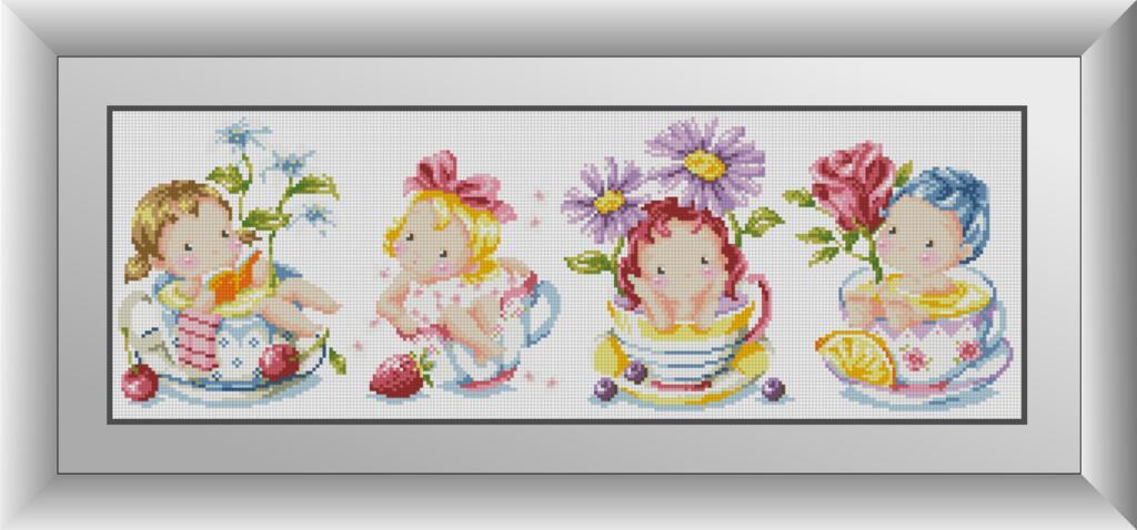 Алмазная мозаика Девочки в чашках Dream Art 30367 23x68см 26 цветов, квадр.стразы, полная зашивка. Набор алмазной вышивки
Алмазная мозаика Девочки в чашках Dream Art 30367 23x68см 26 цветов, квадр.стразы, полная зашивка. Набор алмазной вышивки