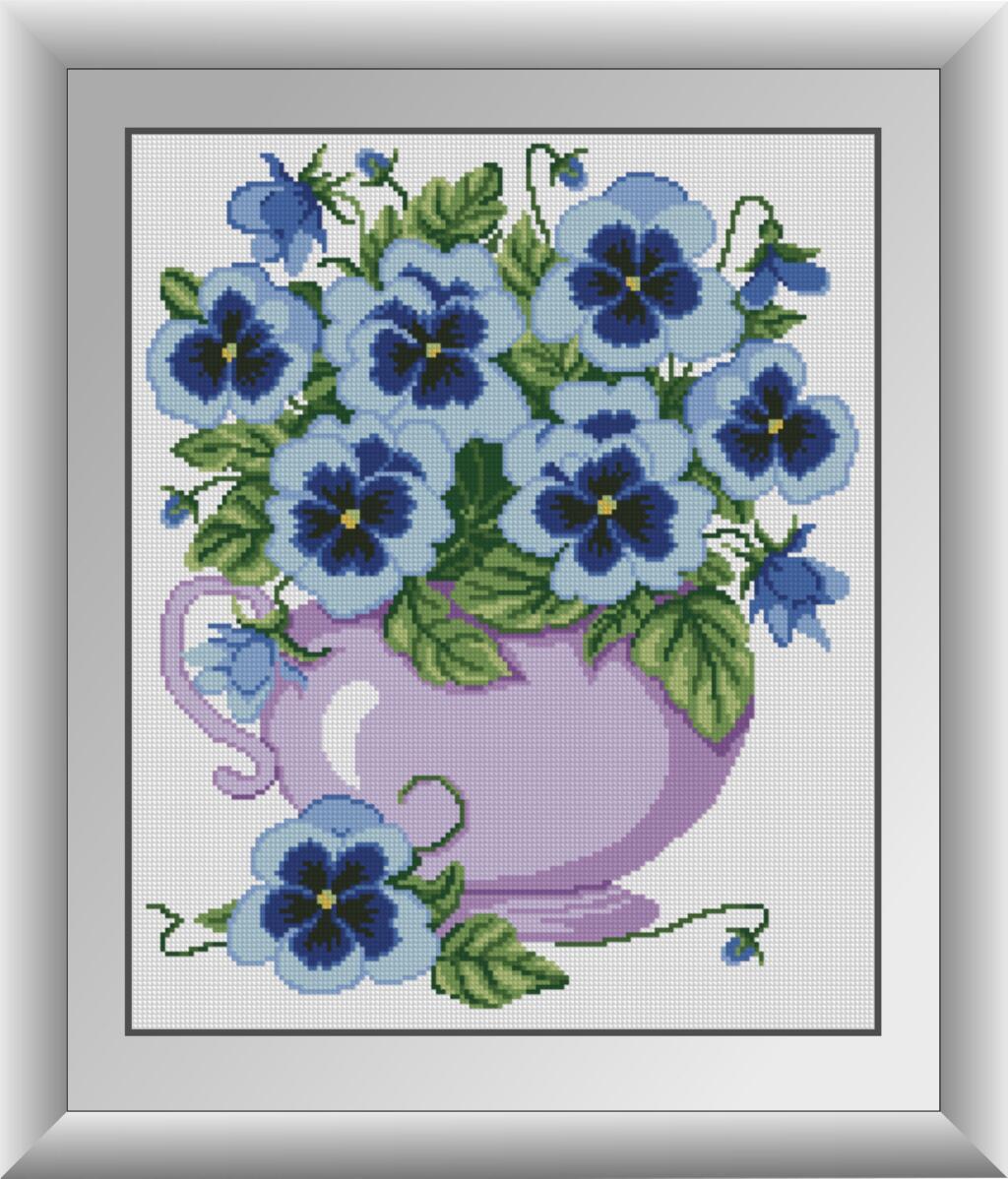 Алмазная мозаика Анютины глазки в кувшине Dream Art 30516 39x47см 14 цветов, квадр.стразы, полная зашивка. Набор алмазной вышивки
Алмазная мозаика Анютины глазки в кувшине Dream Art 30516 39x47см 14 цветов, квадр.стразы, полная зашивка. Набор алмазной вышивки