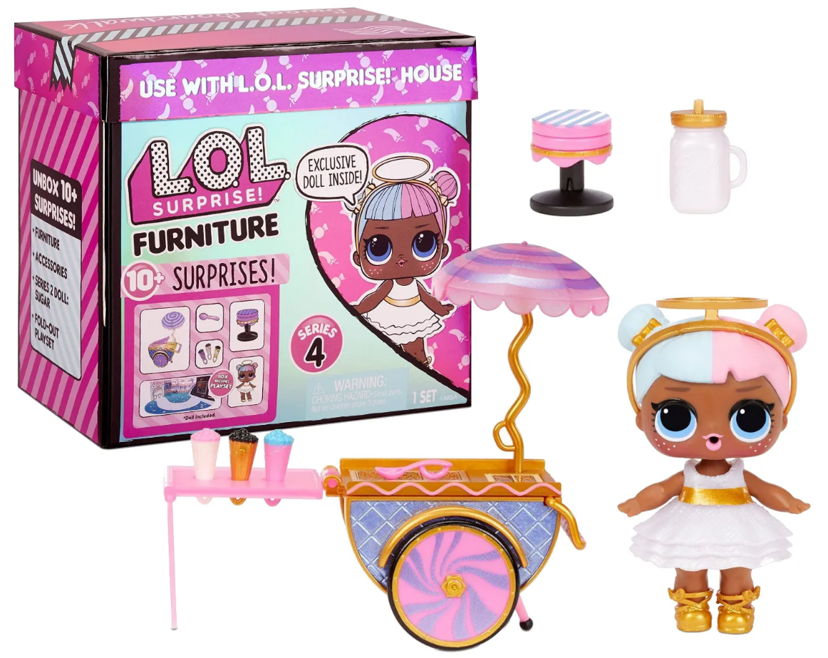 Игровой набор L.O.L. Surprise! Леди Сахарок серии 4 Furniture, Sweet Board, MGA (572626)
Игровой набор L.O.L. Surprise! Леди Сахарок серии 4 Furniture, Sweet Board, MGA (572626)