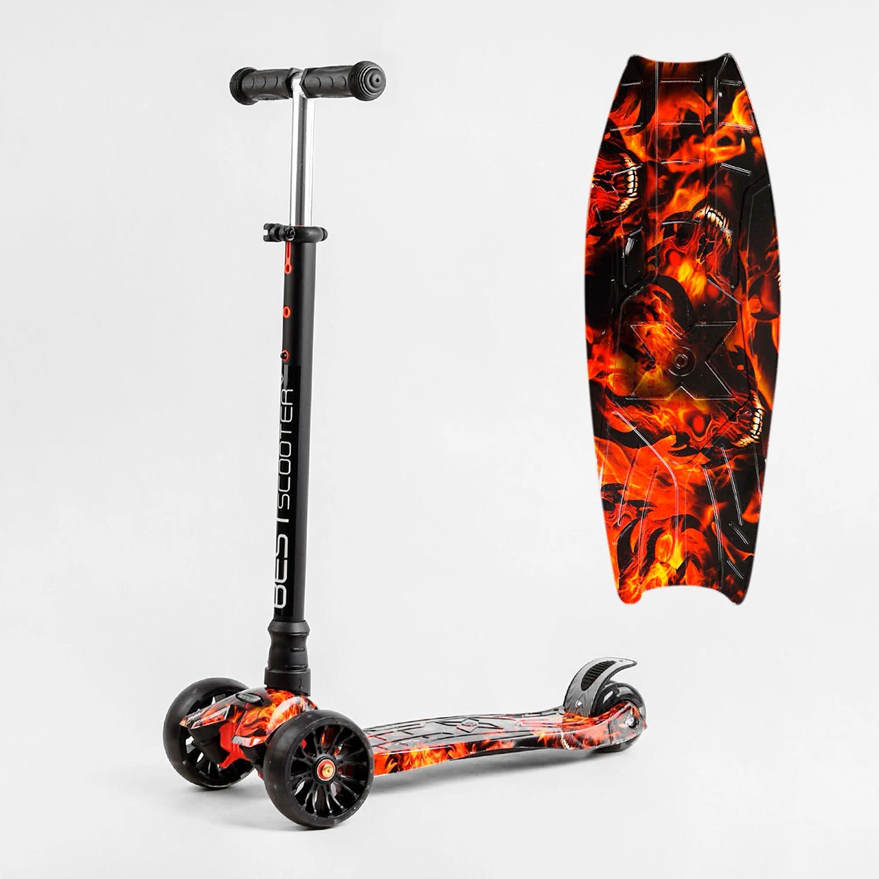 Самокат трехколесный Best Scooter светящиеся SMART колеса, от 3х до 6 лет MAXI S-10606
Самокат трехколесный Best Scooter светящиеся SMART колеса, от 3х до 6 лет MAXI S-10606