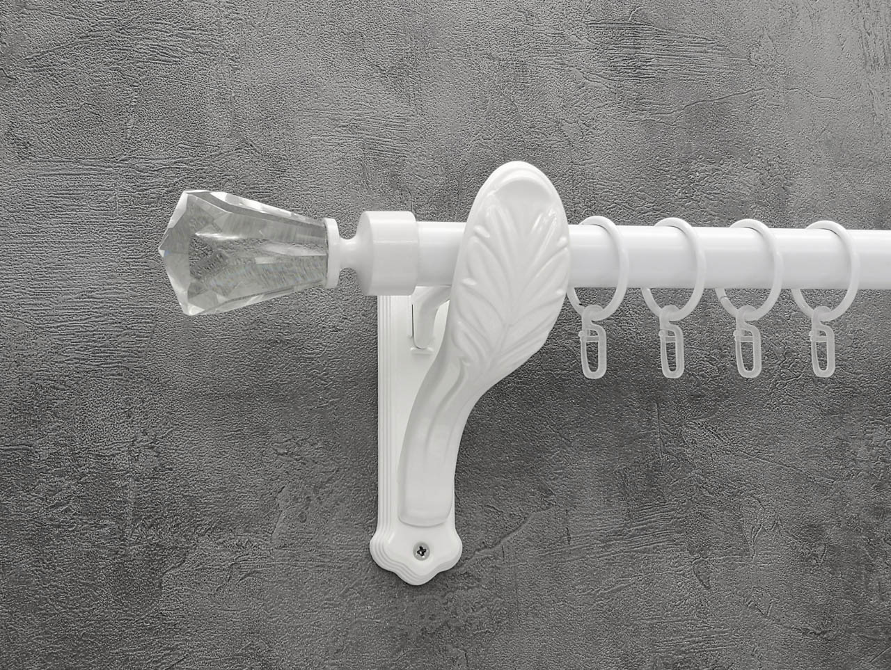 Карниз Quadrum Лучета 200 см одинарный Белый ретро 25 мм гладкая (кольца с крючками)
Карниз Quadrum Лучета 200 см одинарный Белый ретро 25 мм гладкая (кольца с крючками)