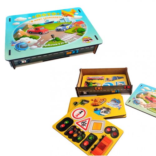 Сортер "Лото: В мире транспорта" (укр.)
Сортер "Лото: В мире транспорта" (укр.)