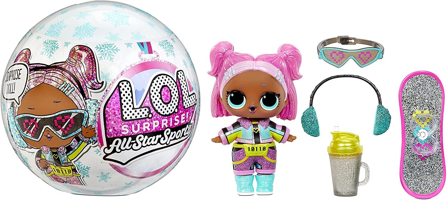 Игровой набор с куклой L.O.L. SURPRISE! серии All-Star B.B.s S4 Winter Games Зимние игры шар
Игровой набор с куклой L.O.L. SURPRISE! серии All-Star B.B.s S4 Winter Games Зимние игры шар