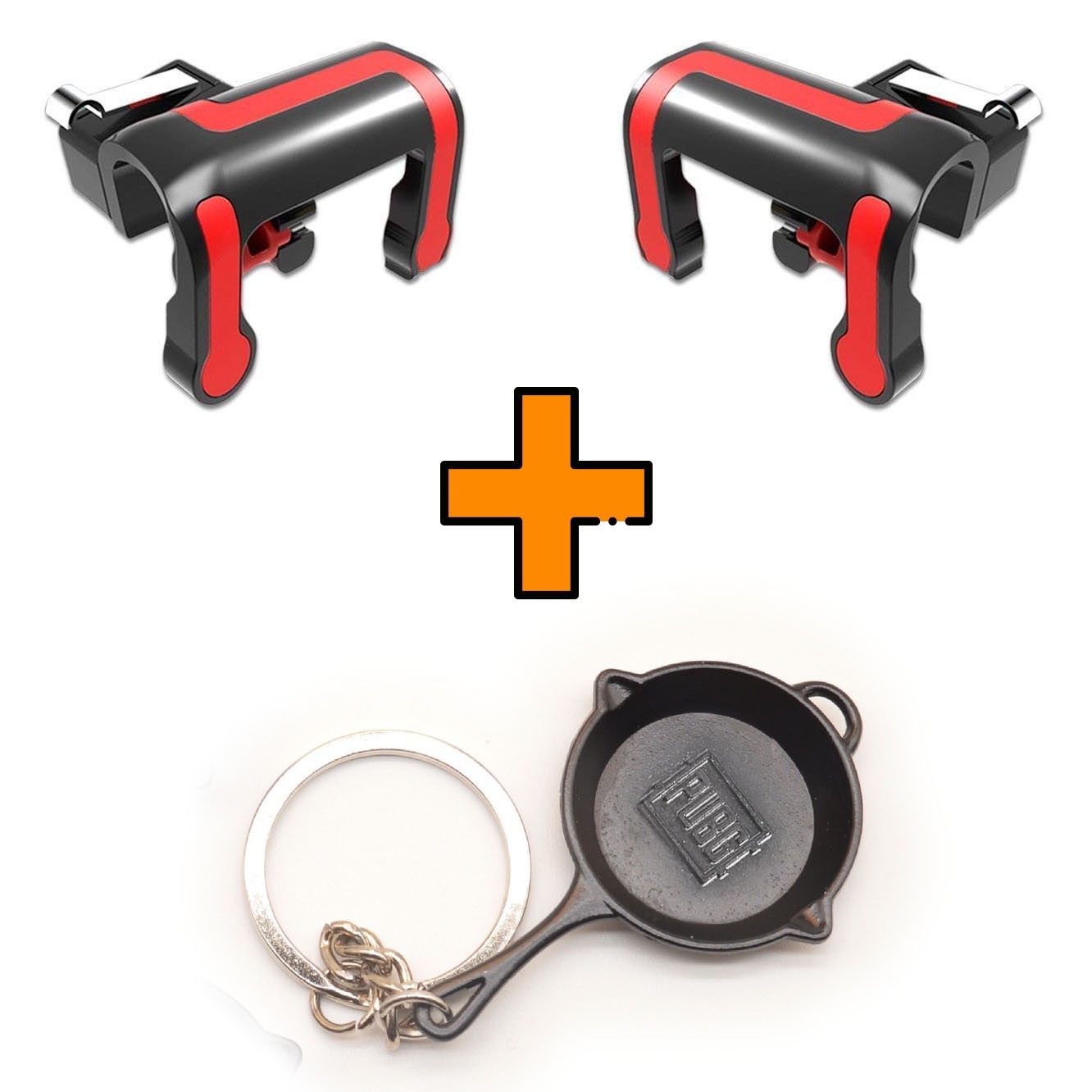 Игровые контроллеры Marpiel MX Black (геймпад триггеры курки для смартфона для PUBG) + брелок сковородка
Игровые контроллеры Marpiel MX Black (геймпад триггеры курки для смартфона для PUBG) + брелок сковородка