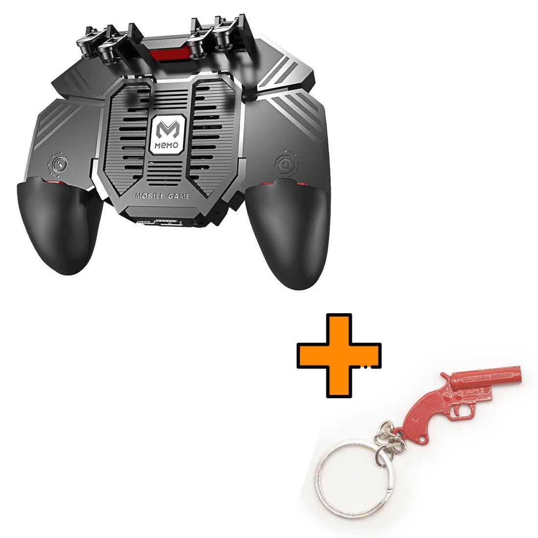 Игровые контроллеры Memo AK77 4000 mAh (геймпад триггеры курки для смартфона для PUBG) + брелок Flare Gun
Игровые контроллеры Memo AK77 4000 mAh (геймпад триггеры курки для смартфона для PUBG) + брелок Flare Gun