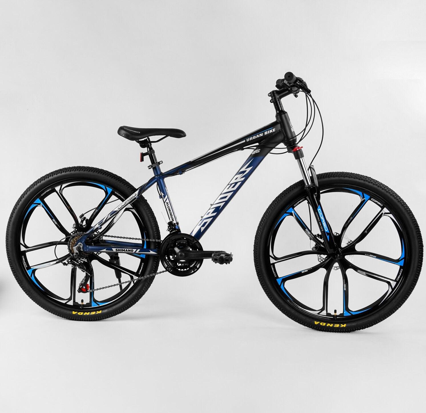 Велосипед Спортивный CORSO «Spider» 26" дюймов 43797 рама алюминиевая, оборудование Shimano 21 скорость, литые диски, Черный с синим
Велосипед Спортивный CORSO «Spider» 26" дюймов 43797 рама алюминиевая, оборудование Shimano 21 скорость, литые диски, Черный с синим