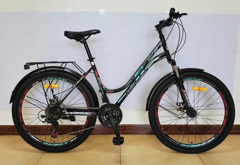 Велосипед Спортивный Corso «Urban» 26" дюймов 97011 рама металлическая, SunRun 21 скорость, крылья, багажник, Черный с красным и бирюзовым
Велосипед Спортивный Corso «Urban» 26" дюймов 97011 рама металлическая, SunRun 21 скорость, крылья, багажник, Черный с красным и бирюзовым