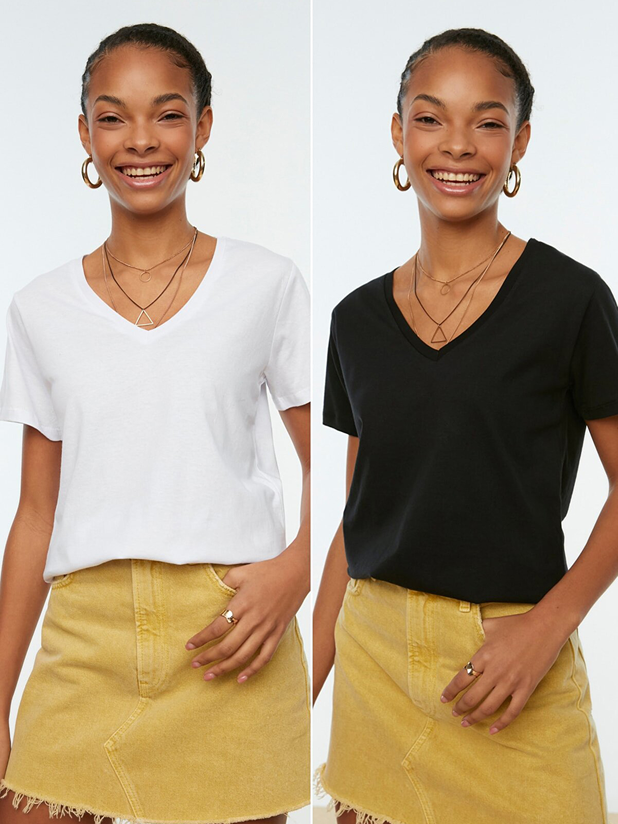 Футболка Trendyol TWOSS20TS0142 2 шт Black And White, Футболка Trendyol TWOSS20TS0142 M 2 шт Black And White
Футболка Trendyol TWOSS20TS0142 2 шт Black And White, Футболка Trendyol TWOSS20TS0142 M 2 шт Black And White