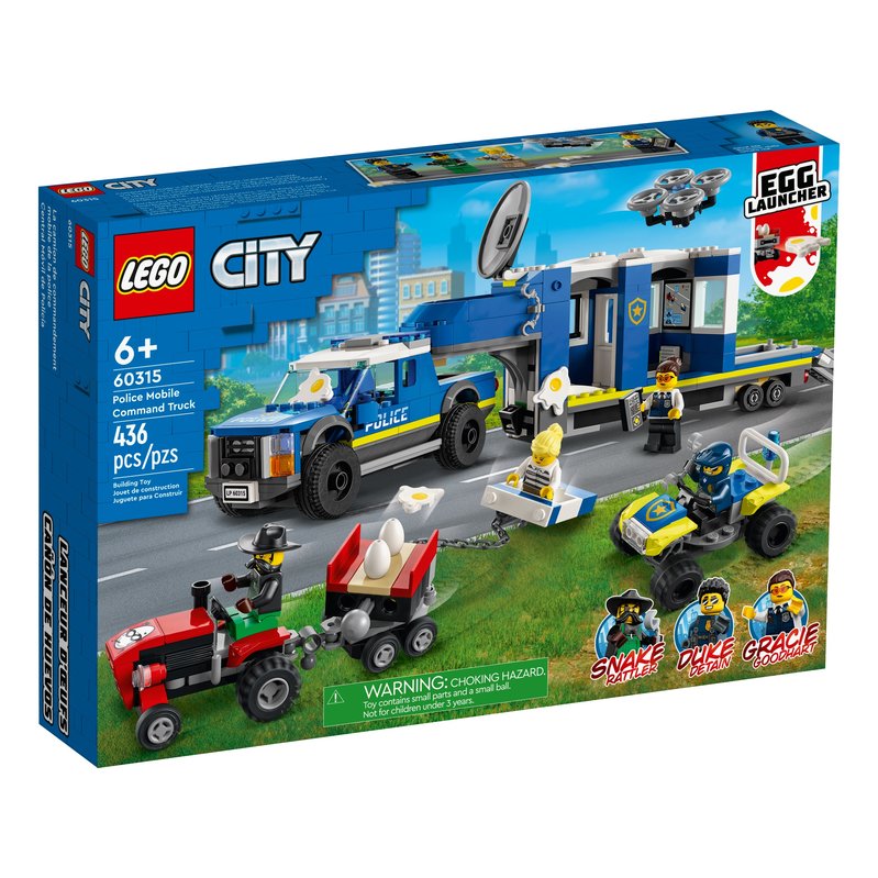 Конструктор LEGO City Полицейский грузовик с мобильным центром управления (60315)
Конструктор LEGO City Полицейский грузовик с мобильным центром управления (60315)