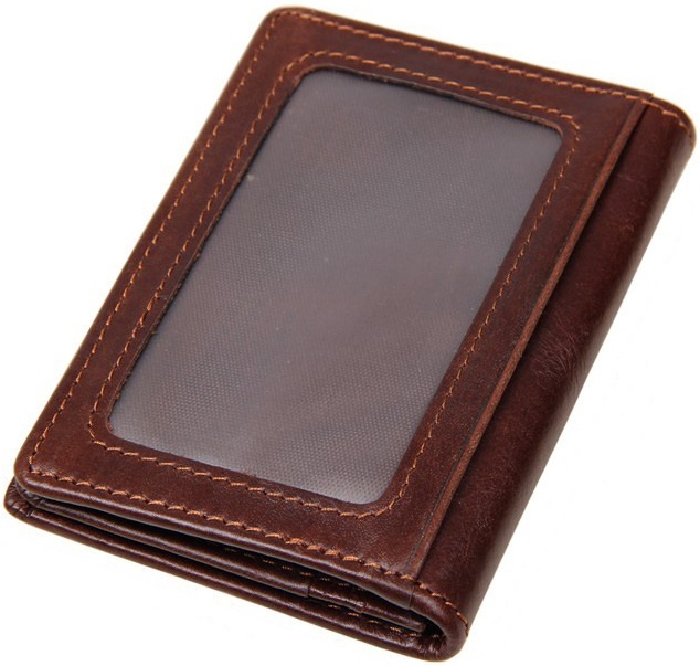 Кожаная визитница 7,5x10,5 см Vintage Коричневый 
Кожаная визитница 7,5x10,5 см Vintage Коричневый