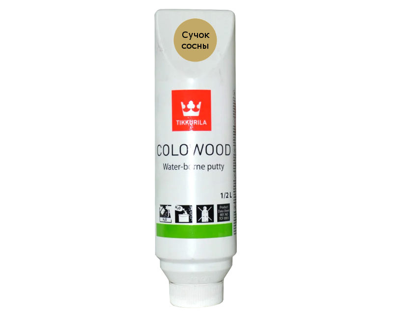 Шпатлевка акриловая TIKKURILA COLOWOOD PUUKITI для древесины, сучок сосны, 0,5л
Шпатлевка акриловая TIKKURILA COLOWOOD PUUKITI для древесины, сучок сосны, 0,5л