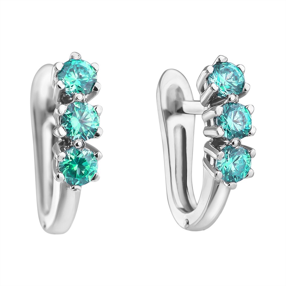 Золотые серьги Трио в белом цвете с мятными фианитами S Zirconia 000050213
Золотые серьги Трио в белом цвете с мятными фианитами S Zirconia 000050213