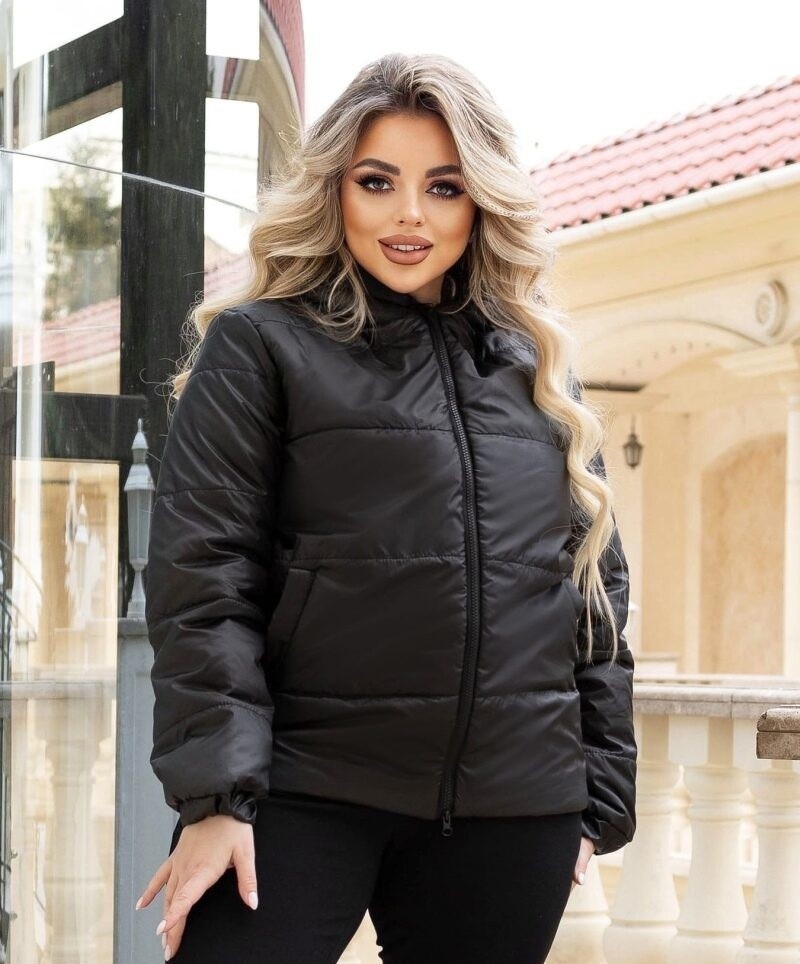 Женская Куртка деми Fashion короткая Батал Черная р. 015444, Женская Куртка деми Fashion короткая Батал Черная р.60-62 015444
Женская Куртка деми Fashion короткая Батал Черная р. 015444, Женская Куртка деми Fashion короткая Батал Черная р.60-62 015444