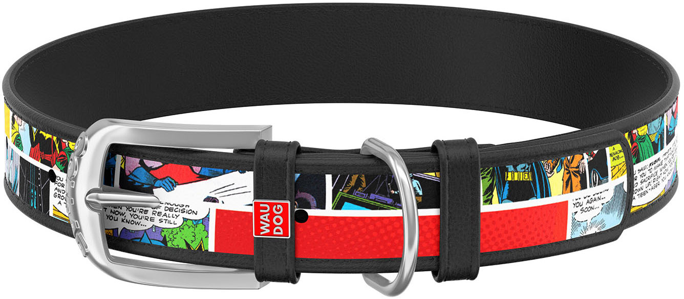 Ошейник для собак кожаный Collar WAUDOG Design с QR паспортом, рисунок "Бэтмен1", S, Ш 15 мм, Дл 26-35 см (0015-1003-01)
Ошейник для собак кожаный Collar WAUDOG Design с QR паспортом, рисунок "Бэтмен1", S, Ш 15 мм, Дл 26-35 см (0015-1003-01)
