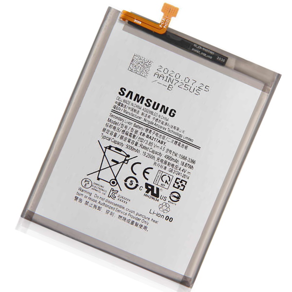 Аккумулятор Samsung EB-BA217ABY 3.85V 4900mAh Galaxy A21s 2020, SM-A217F, SM-A217F/DS, SM-A217F/DSN
Аккумулятор Samsung EB-BA217ABY 3.85V 4900mAh Galaxy A21s 2020, SM-A217F, SM-A217F/DS, SM-A217F/DSN