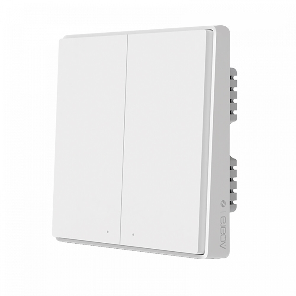 Выключатель с нулевой линией Aqara Light Switch D1 Line-Neutral Double-Button QBKG24LM AK046CNW01
Выключатель с нулевой линией Aqara Light Switch D1 Line-Neutral Double-Button QBKG24LM AK046CNW01