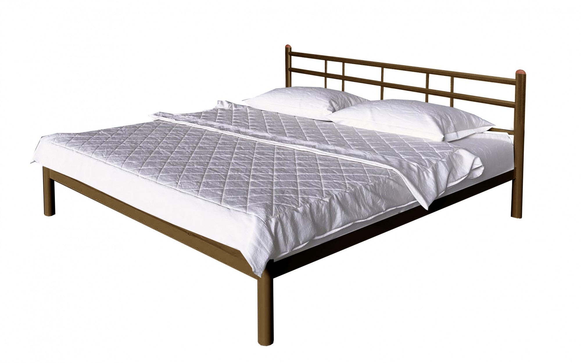 Металлическая кровать ТриАметекс Алекса Коричневая 140х200 
Металлическая кровать ТриАметекс Алекса Коричневая 140х200