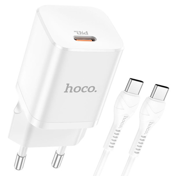 Сетевое Зарядное Устройство HOCO N19 Rigorous PD25W 1Type-C + cable Type-C to Type-C (Белый)
Сетевое Зарядное Устройство HOCO N19 Rigorous PD25W 1Type-C + cable Type-C to Type-C (Белый)