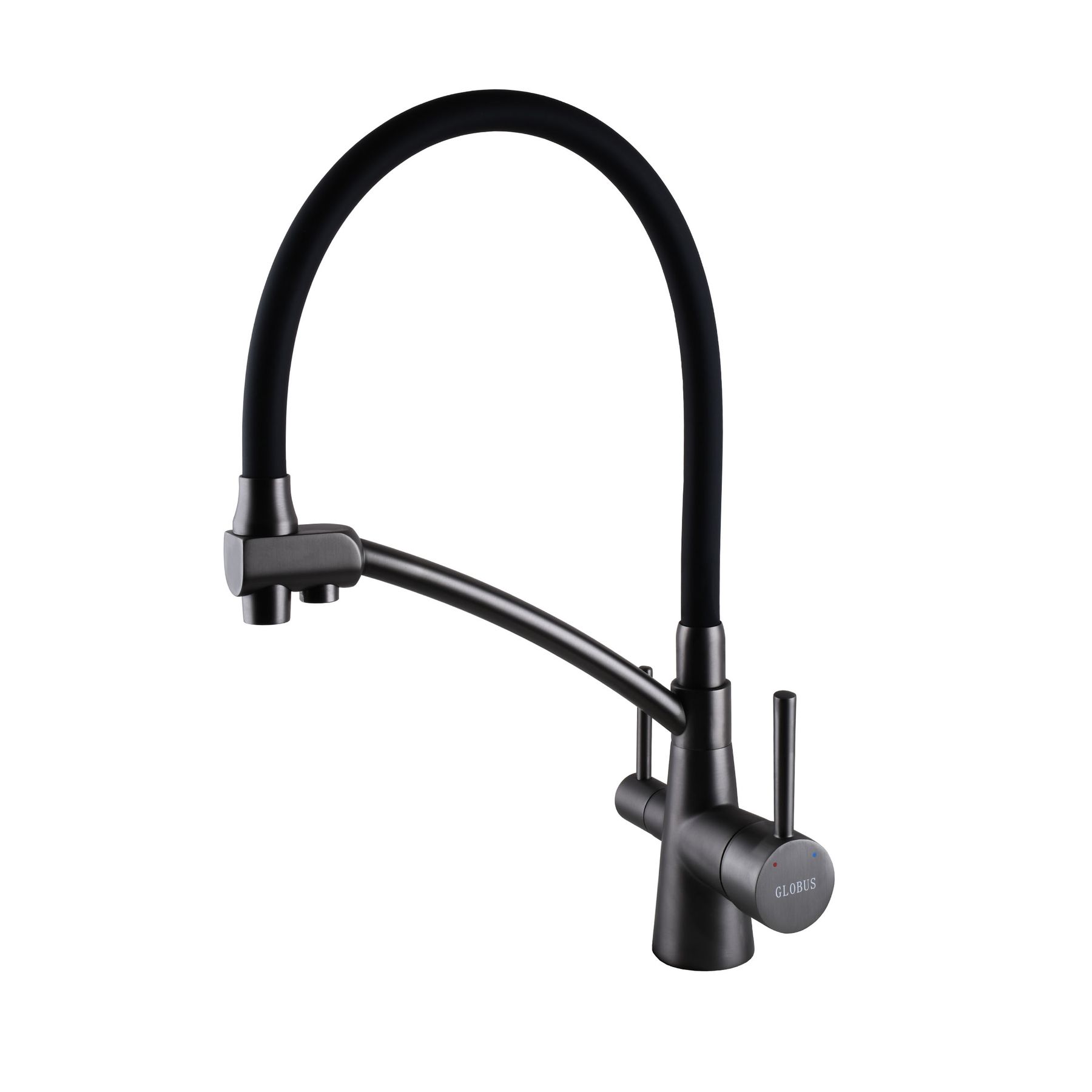 Cмеситель для кухни с краном для фильтрованной воды GLOBUS LUX GLLR-0700-11 черный латунь 000022990
Cмеситель для кухни с краном для фильтрованной воды GLOBUS LUX GLLR-0700-11 черный латунь 000022990