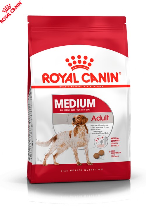 Сухой полнорационный корм Royal Canin Medium Adult - сухой корм для взрослых собак средних пород 4 кг (3004010)
Сухой полнорационный корм Royal Canin Medium Adult - сухой корм для взрослых собак средних пород 4 кг (3004010)