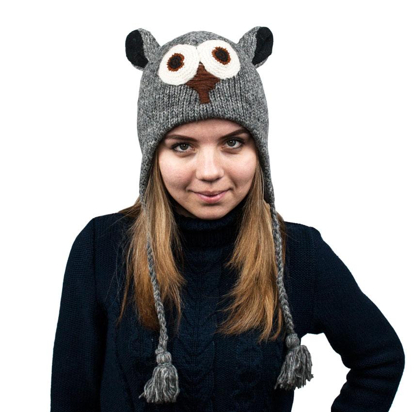 Шапка с ушками Animals Совушка Owl Kathmandu Ручная работа 100% шерсть яка Оne size Тёмный Серый
Шапка с ушками Animals Совушка Owl Kathmandu Ручная работа 100% шерсть яка Оne size Тёмный Серый