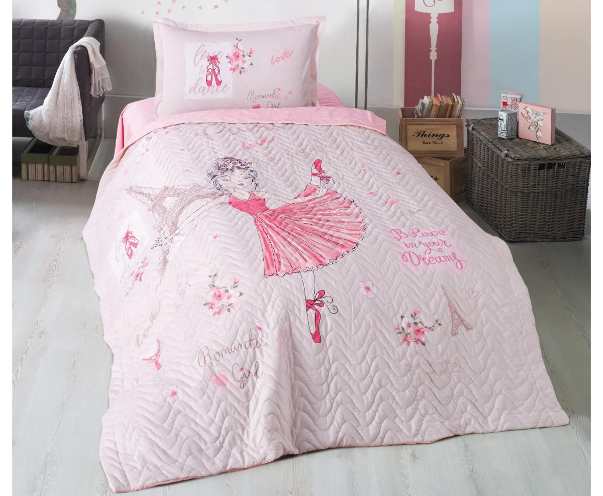 Покрывало детское/подростковое стеганое 180*240 с наволочкой 50х70 Aran CLASY Romantic Girl
Покрывало детское/подростковое стеганое 180*240 с наволочкой 50х70 Aran CLASY Romantic Girl