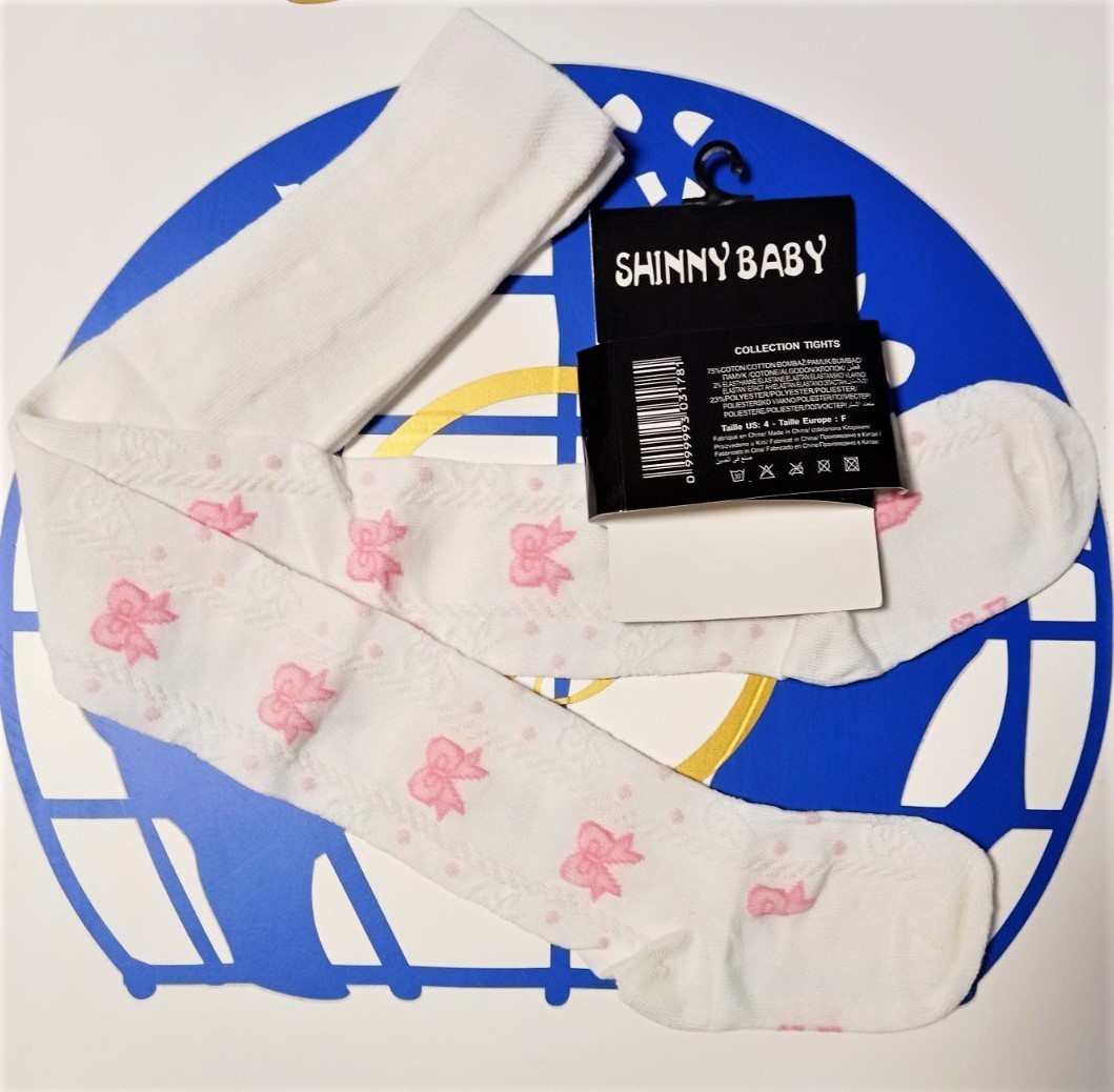 Детские ажурные колготки для девочки Бантики SHINNY baby Бело-розовые - р-р 110-116 см, Детские ажурные колготки для девочки Бантики SHINNY baby Бело-розовые 27-30 р-р 110-116 см
Детские ажурные колготки для девочки Бантики SHINNY baby Бело-розовые - р-р 110-116 см, Детские ажурные колготки для девочки Бантики SHINNY baby Бело-розовые 27-30 р-р 110-116 см
