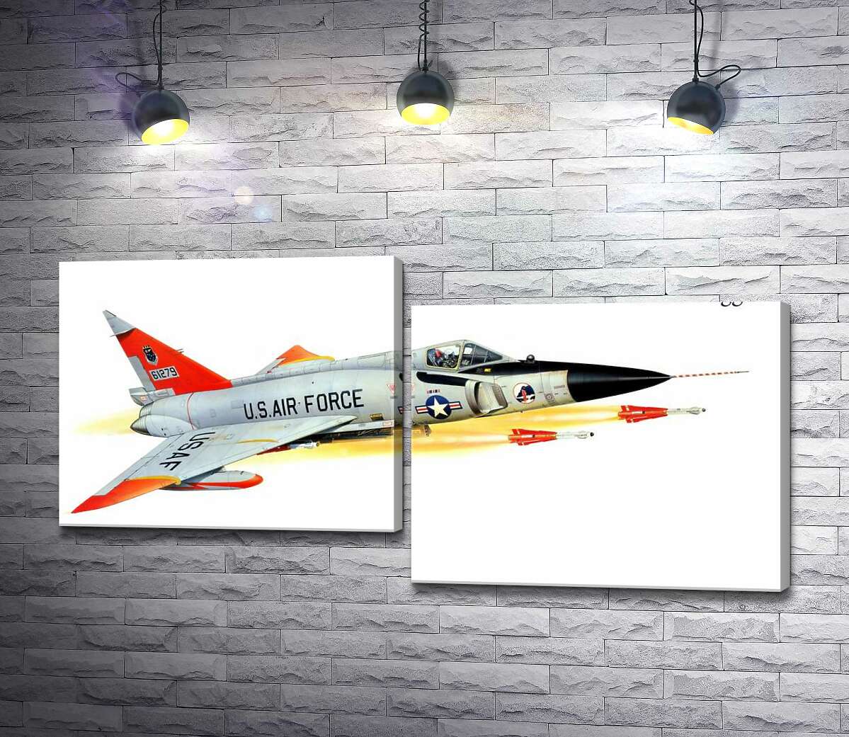 Модульная картина ArtPoster Convair F-102 Delta Dagger – самолет-истребитель американского производства 100x51 см Модуль №5
Модульная картина ArtPoster Convair F-102 Delta Dagger – самолет-истребитель американского производства 100x51 см Модуль №5