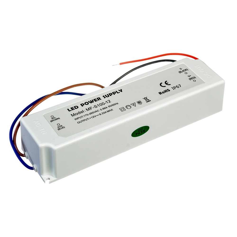 Герметичный блок питания AVATON Professional 12V-8.33А -100W SLIM PLASTIC IP67 (1013437)
Герметичный блок питания AVATON Professional 12V-8.33А -100W SLIM PLASTIC IP67 (1013437)