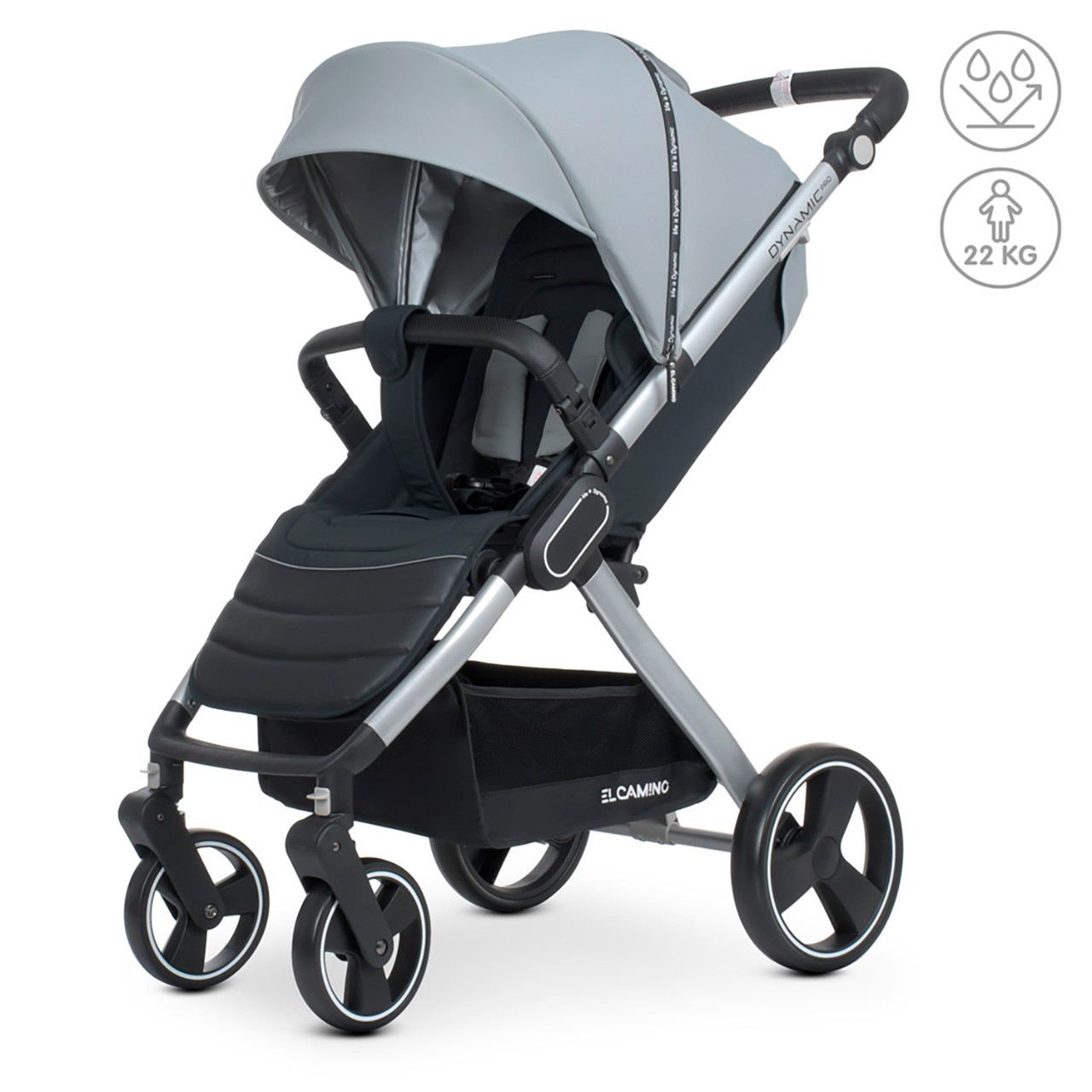 Коляска детская прогулочная El Camino DYNAMIC PRO ME 1053N Gray, алюминиевая рама, нагрузка до 22кг
Коляска детская прогулочная El Camino DYNAMIC PRO ME 1053N Gray, алюминиевая рама, нагрузка до 22кг
