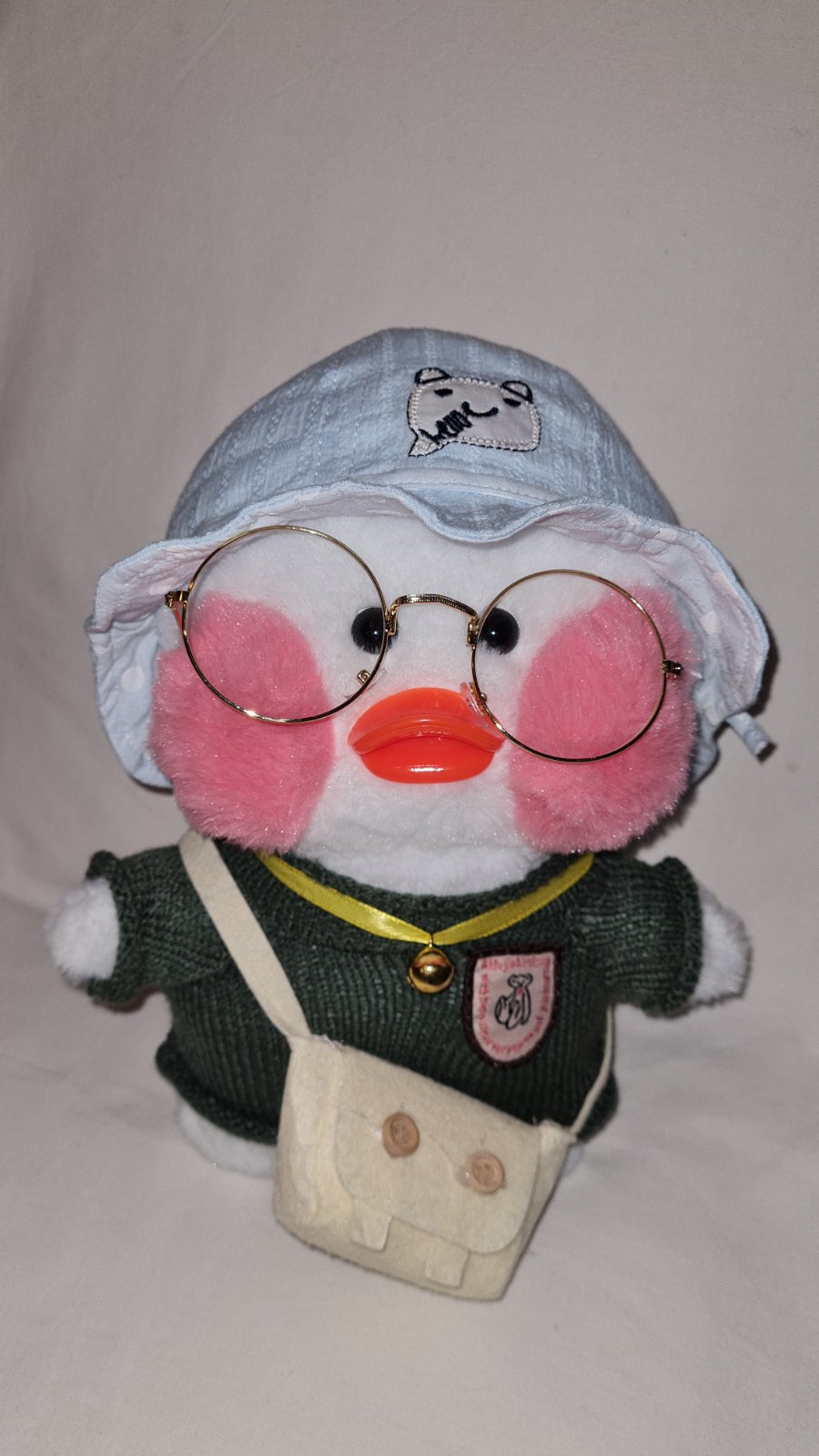 Мягкая игрушка Плюшевая Лалафанфан Уточка Lalafanfan Duck в одежде 30 см белый 7
Мягкая игрушка Плюшевая Лалафанфан Уточка Lalafanfan Duck в одежде 30 см белый 7