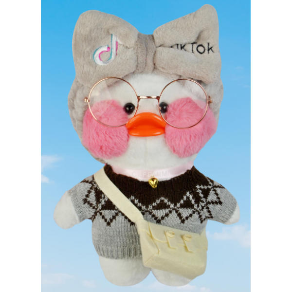 Мягкая игрушка Плюшевая Лалафанфан Уточка Lalafanfan Duck в одежде 31 см белый 3
Мягкая игрушка Плюшевая Лалафанфан Уточка Lalafanfan Duck в одежде 31 см белый 3