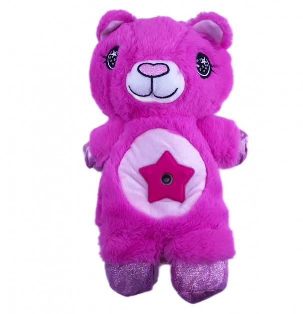 Мягкая плюшевая игрушка ночник-проектор Star Belly Dream Lites Puppy LED подсветки Мишка 40х24см Розовый
Мягкая плюшевая игрушка ночник-проектор Star Belly Dream Lites Puppy LED подсветки Мишка 40х24см Розовый