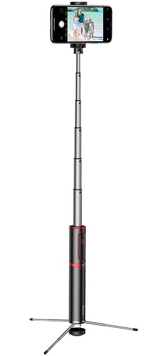Селфи-монопод Baseus Fully Folding 2in1 с функцией штатива и пультом Bluetooth Черно-Красный
Селфи-монопод Baseus Fully Folding 2in1 с функцией штатива и пультом Bluetooth Черно-Красный