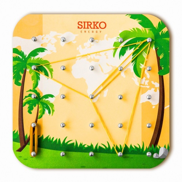 Геоборд Sirko Energy в Африке для изучения букв цифр и фигур 20х20см Желтый (BZB-06)
Геоборд Sirko Energy в Африке для изучения букв цифр и фигур 20х20см Желтый (BZB-06)