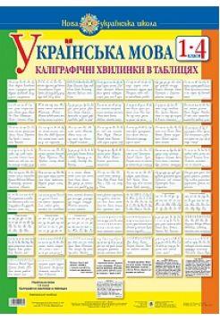Українська мова. 1-4 класи. Каліграфічні хвилинки в таблицях (64 таблиці). НУШ Навчальне Обладнання
Українська мова. 1-4 класи. Каліграфічні хвилинки в таблицях (64 таблиці). НУШ Навчальне Обладнання