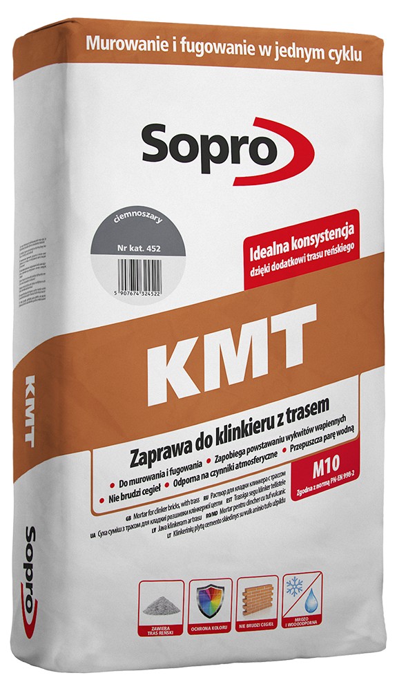 Цветной цементный раствор с трассом для кладки стен из клинкерного кирпича Sopro KMT 405 (красно-коричневый) 25кг
Цветной цементный раствор с трассом для кладки стен из клинкерного кирпича Sopro KMT 405 (красно-коричневый) 25кг