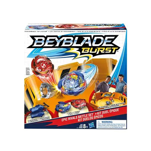 Набор волчков BEYBLADE (Бейблейд) Burst Epic Rivals Battle Set с ареной и запускателями
Набор волчков BEYBLADE (Бейблейд) Burst Epic Rivals Battle Set с ареной и запускателями