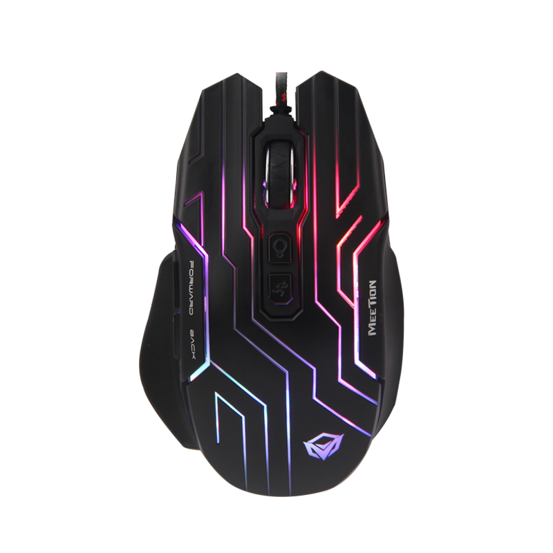 Мышь игровая проводная MEETION Backlit Gaming Mouse RGB MT-GM22 Black
Мышь игровая проводная MEETION Backlit Gaming Mouse RGB MT-GM22 Black