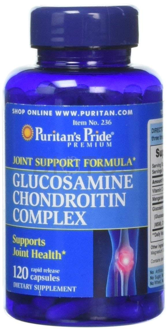 Препараты для восстановления суставов и связок Puritan's Pride Glucosamine Chondroitin Complex (120 таб) (334106)
Препараты для восстановления суставов и связок Puritan's Pride Glucosamine Chondroitin Complex (120 таб) (334106)