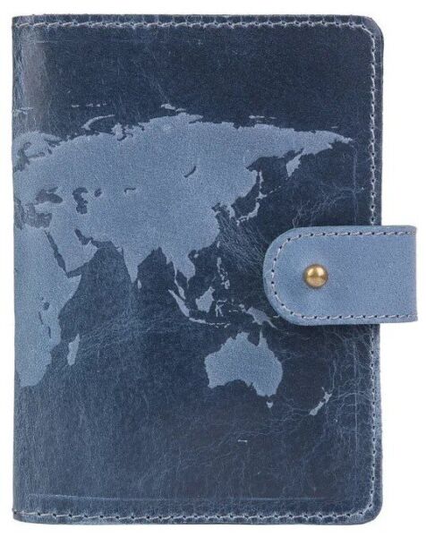 Обложка для паспорта из кожи Hi Art «World Map» PB-02/1 Shabby Lagoon Голубой
Обложка для паспорта из кожи Hi Art «World Map» PB-02/1 Shabby Lagoon Голубой