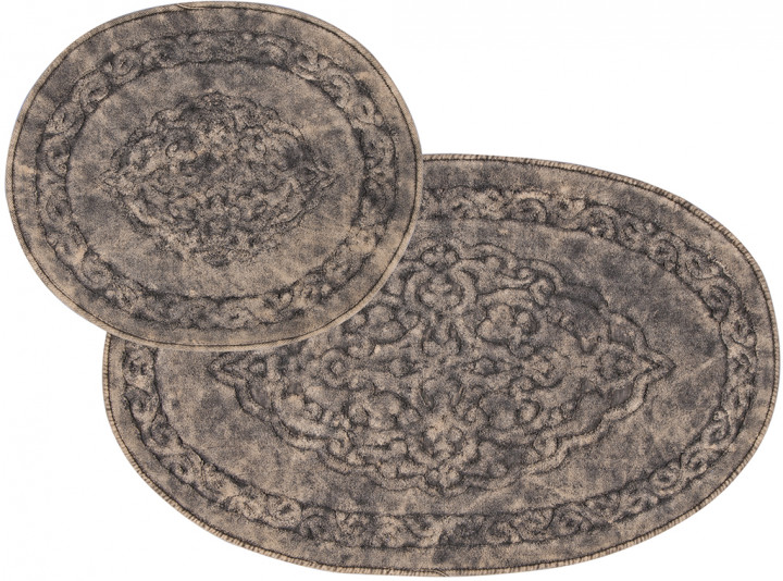 Набор ковриков для ванной Arya Antik 50*60 см + 60*100 см коричневый арт.TR1006873
Набор ковриков для ванной Arya Antik 50*60 см + 60*100 см коричневый арт.TR1006873