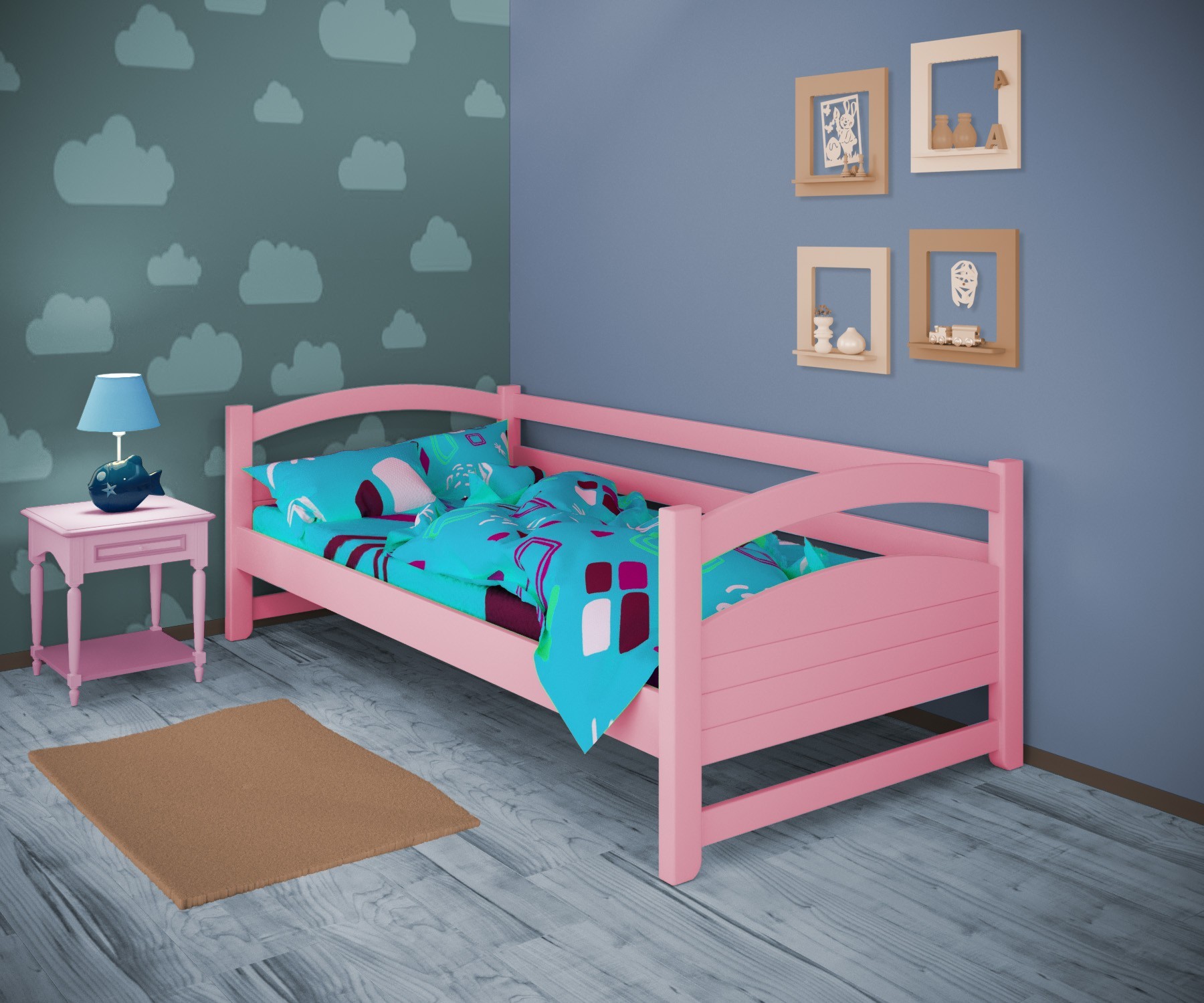 Кровать односпальная тахта RainbowDream Милана 90х190 см розовый массив ольхи, без ящиков
Кровать односпальная тахта RainbowDream Милана 90х190 см розовый массив ольхи, без ящиков