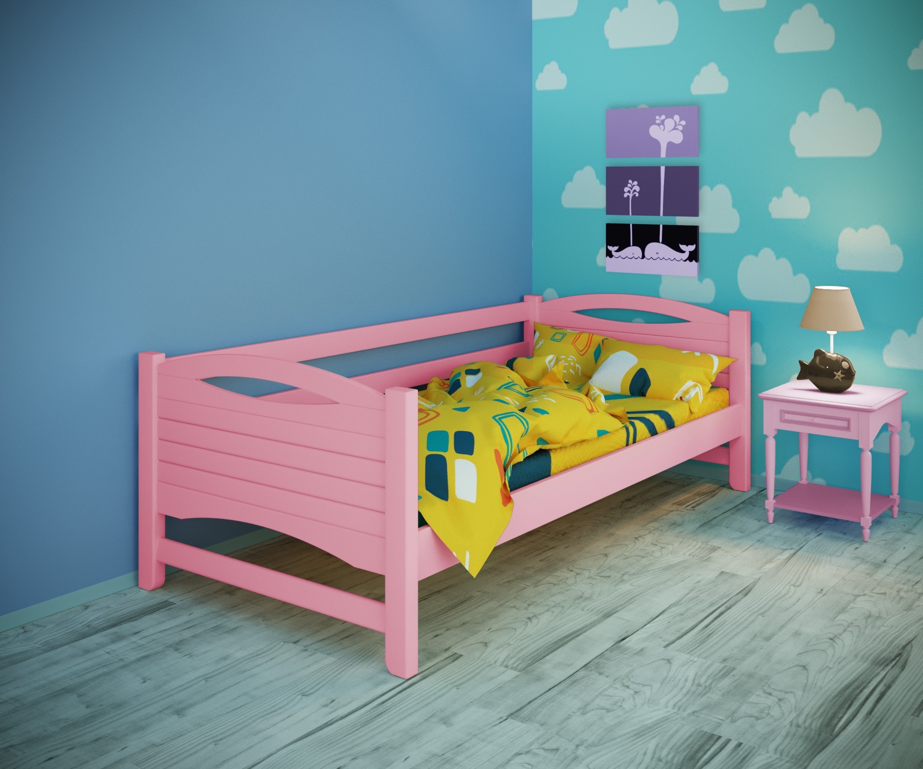 Кровать односпальная тахта RainbowDream Анимона 80х200 см розовый массив ольхи, без ящиков
Кровать односпальная тахта RainbowDream Анимона 80х200 см розовый массив ольхи, без ящиков