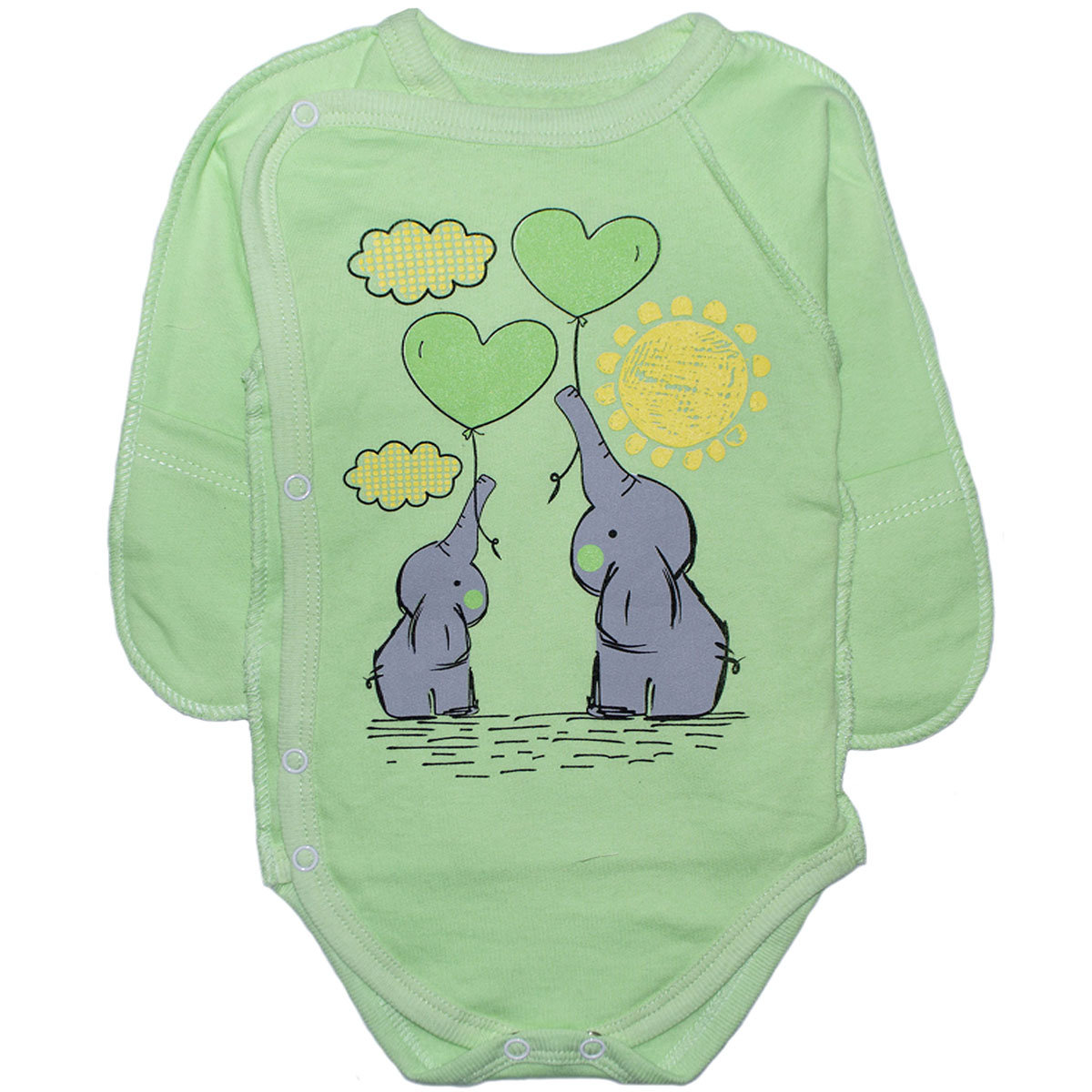 Боди Малыш style Слон БД-21 40 р 62-68 см Салатовое
Боди Малыш style Слон БД-21 40 р 62-68 см Салатовое