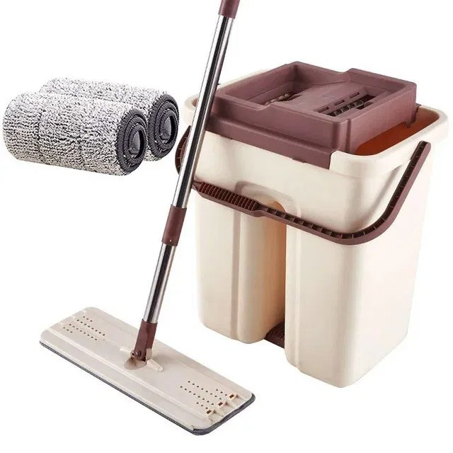 Швабра с отжимом и ведром Scratch Cleaning Mop (ведро: 35х17х19) бежево-коричневая, плоская швабра
Швабра с отжимом и ведром Scratch Cleaning Mop (ведро: 35х17х19) бежево-коричневая, плоская швабра